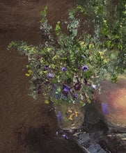 Load image into Gallery viewer, A Fresh Start - original oil painting, laundry, landscape, architecture, home, flowers, plants, tree