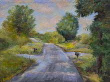 Load image into Gallery viewer, Backroads - Original landscape oil painting on canvas - country roads, backroads