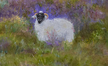 Load image into Gallery viewer, Pause - original oil painting, sheep, ram, animal, landscape canvas wall art, artwork
