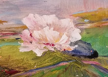 Load image into Gallery viewer, Unburdened Embrace - original oil painting flower lily pond paintings flowers landscape nature floral water impressionism on canvas wall art home decor colorful
