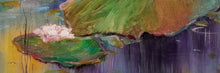 Load image into Gallery viewer, Unburdened Embrace - original oil painting flower lily pond paintings flowers landscape nature floral water impressionism on canvas wall art home decor colorful
