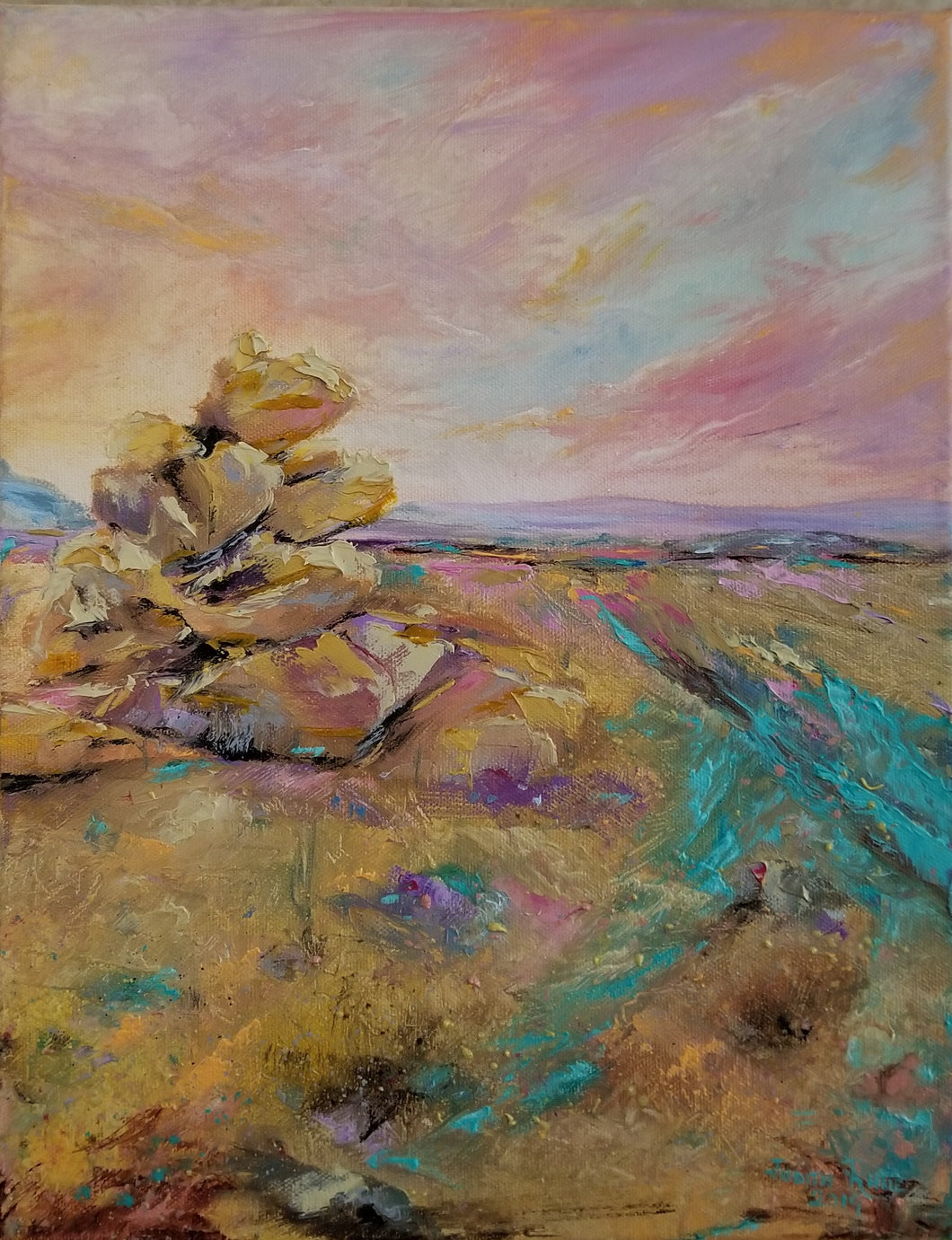 Carefree Colors - original oil painting, landscape, boulders, rocks, southwest, southwestern, desert, Arizona, oil painting, painting, on canvas, colorful, wall art, home decor