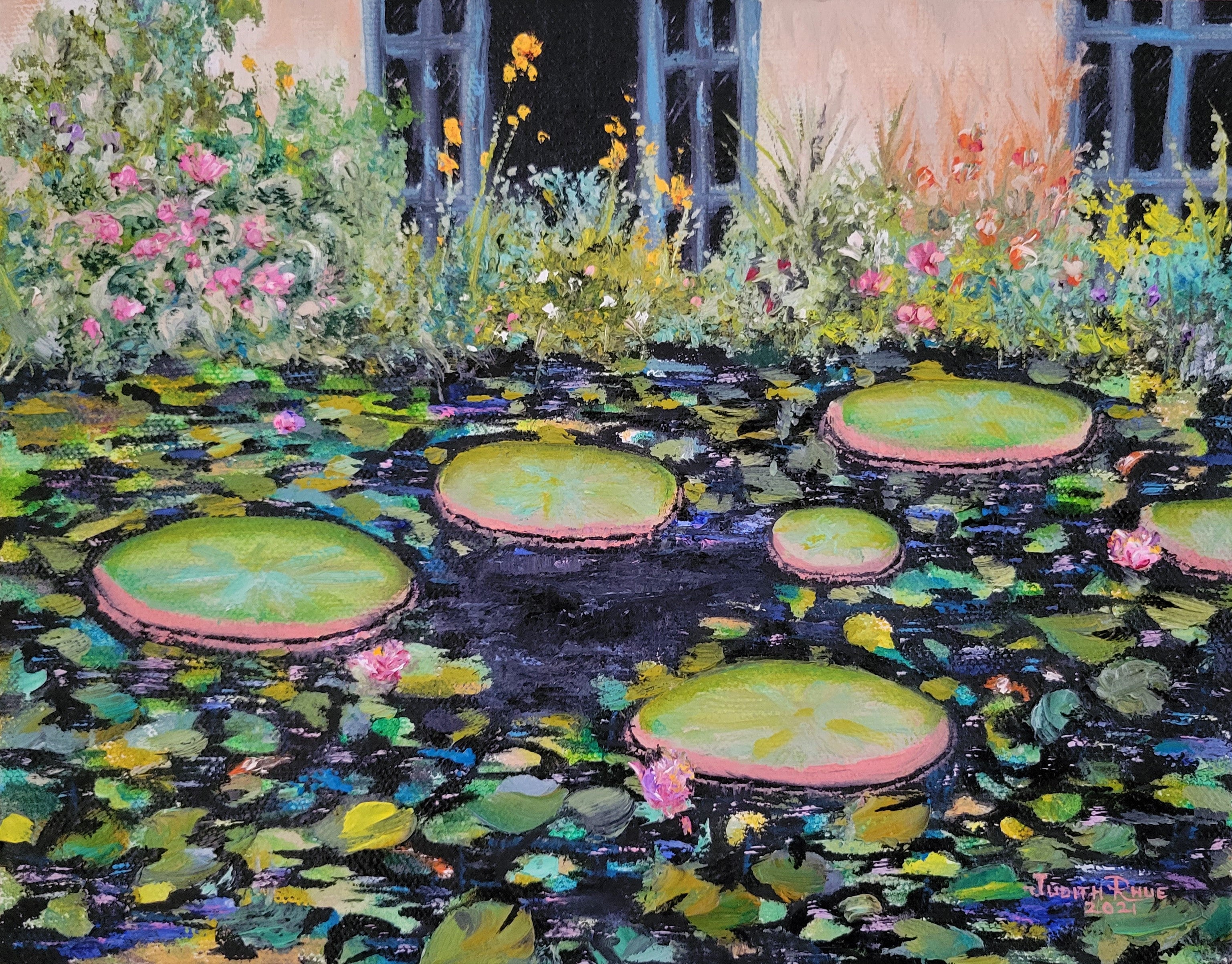 lily pad flower art Lily Pads